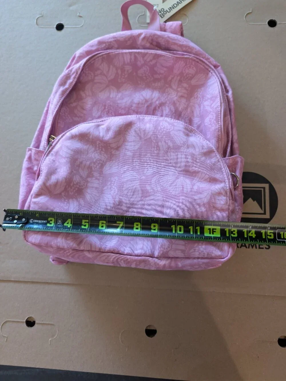 No Boundaries Dome Backpack Rosy Lilac Butterfly Pink Purple NWT